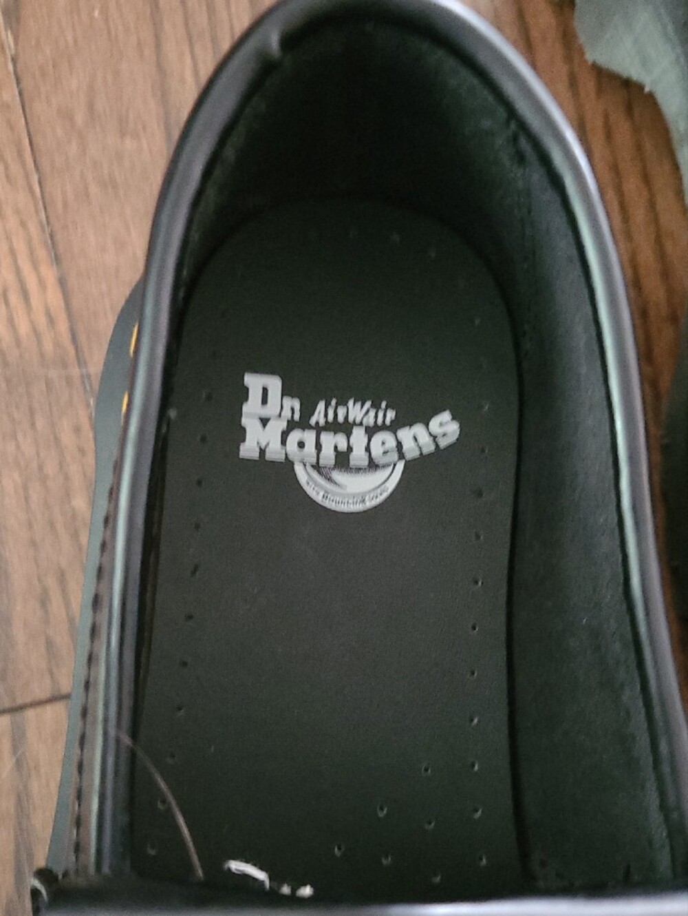 New Dr. Martens Adrian Yellow Stitch Leather Tassel Black Loafers Women's Size 6 - Picture 2 of 7